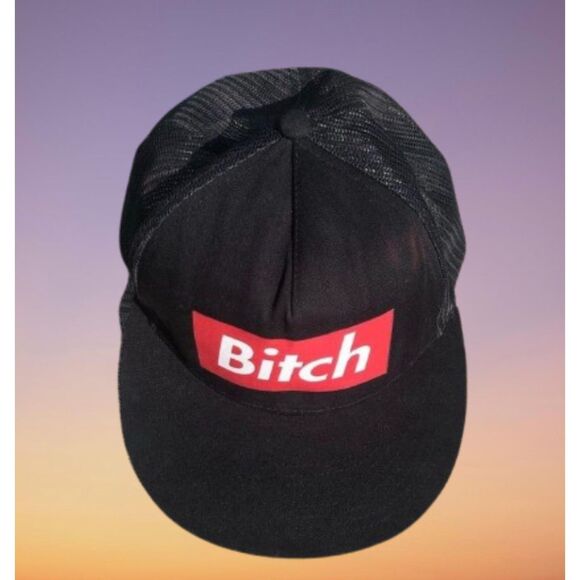 Vintage MTTM B!tch Snap Back Trucker Hat - Picture 8 of 8